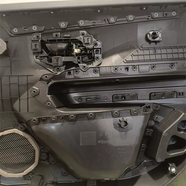 Pannello interno porta anteriore sinistro Appoggiabraccio tessuto nero/grigio