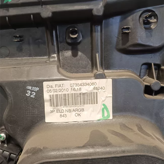 Alzacristallo elettrico porta anteriore destro