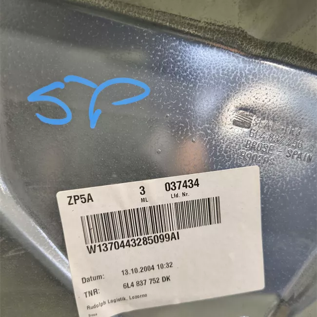 Alzacristallo porta anteriore destro