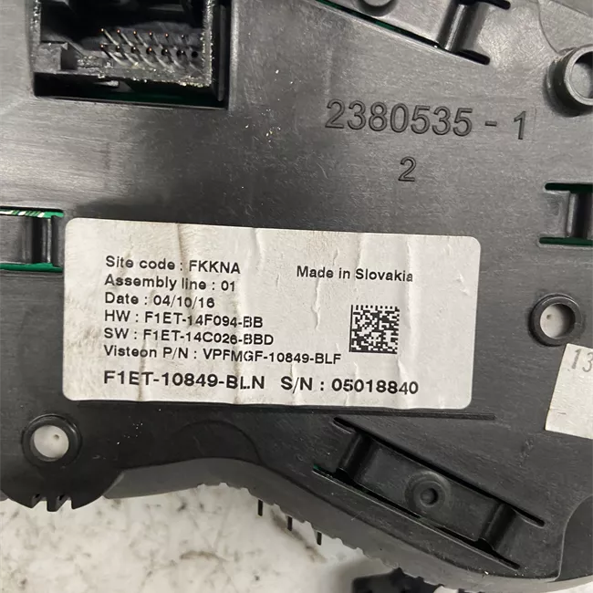 Quadro strumenti completo
