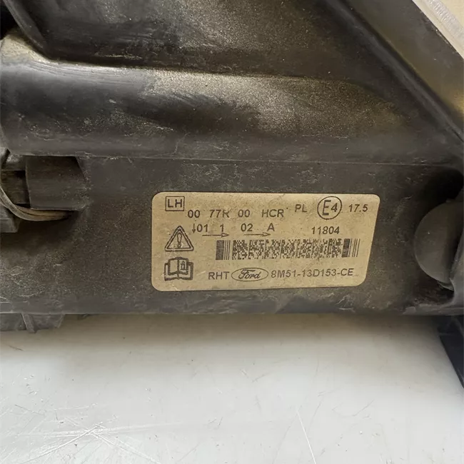 Proiettore sinistro Cornice nera