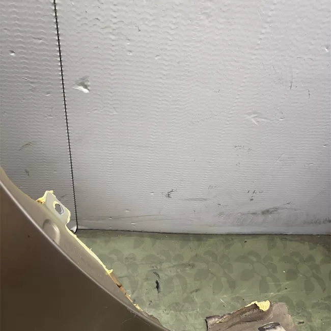 Parafango anteriore sinistro