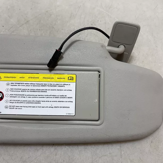 Aletta parasole parabrezza destra con specchio interna PR00/PZ00/PV60