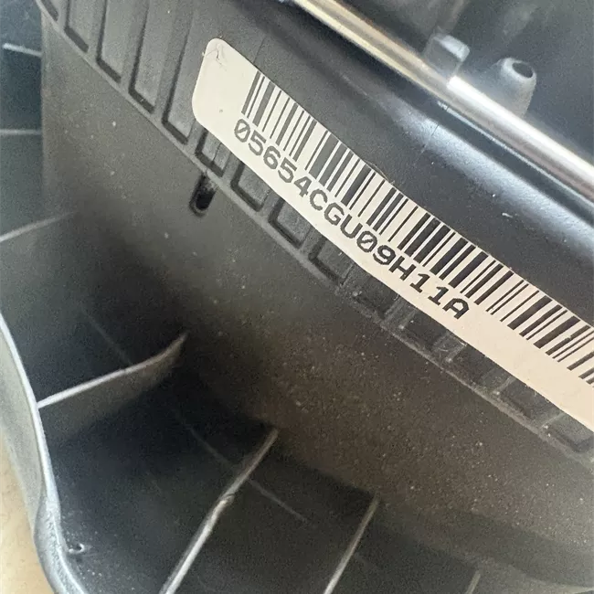 Dispositivo airbag lato guida Nero
