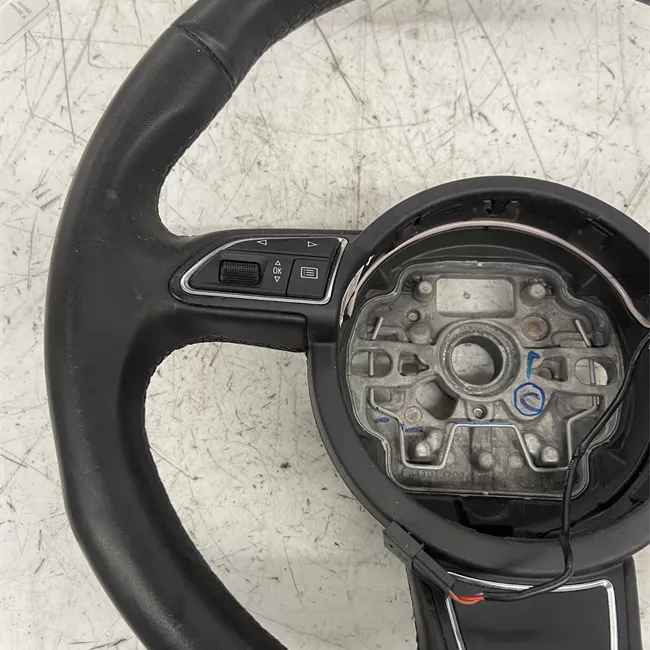 Volante Sport pelle multifunzione nero