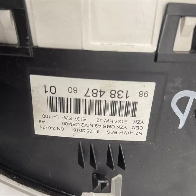 Quadro strumenti completo con matrice