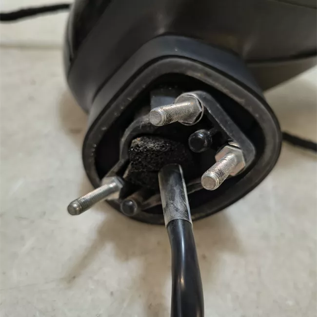 Retrovisore esterno regolazione elettrica destro retrovisore ripiegabile elettrico nero satinato