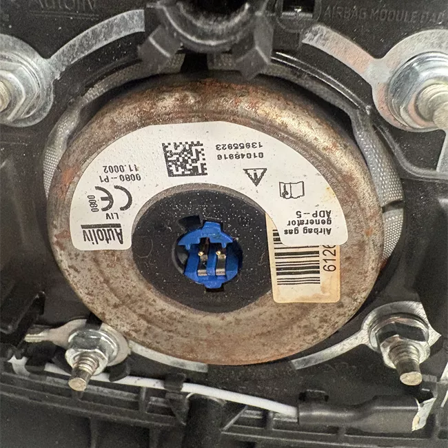 Dispositivo airbag lato guida nero