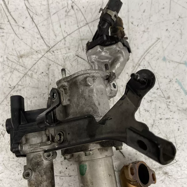 Scambiatore calore EGR con raccordo e tubo recupero gas