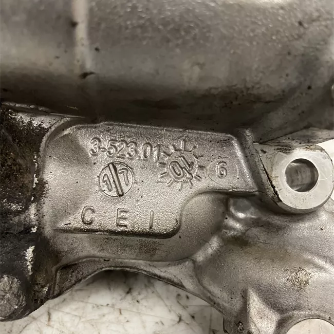 Scambiatore calore EGR con raccordo e tubo recupero gas