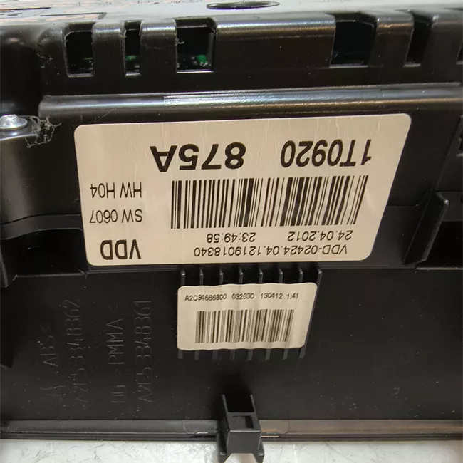 Quadro strumenti completo