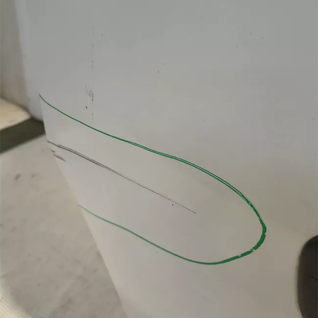Porta carico posteriore a battente destra Vetrata