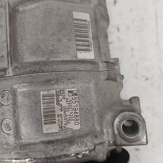Compressore aria condizionata con aria condizionata, con aria condizionata auto