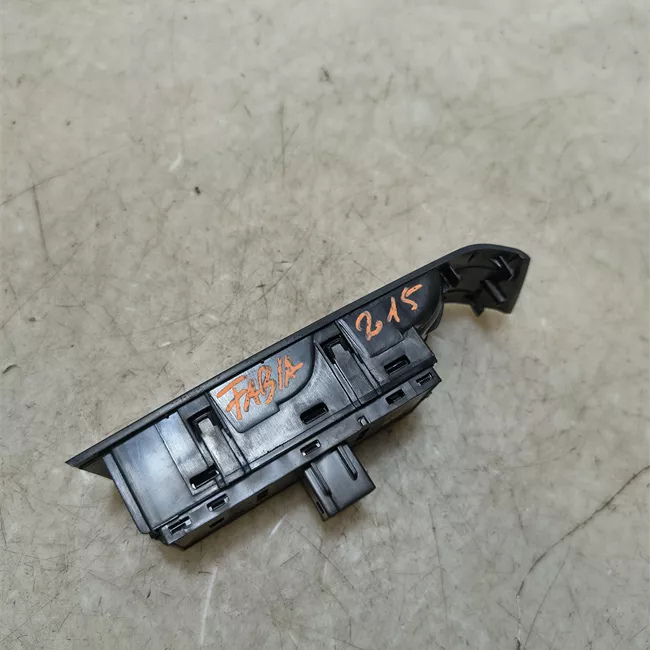 Blocco comandi alzacristalli con circuito comfort nero satinato/bianco