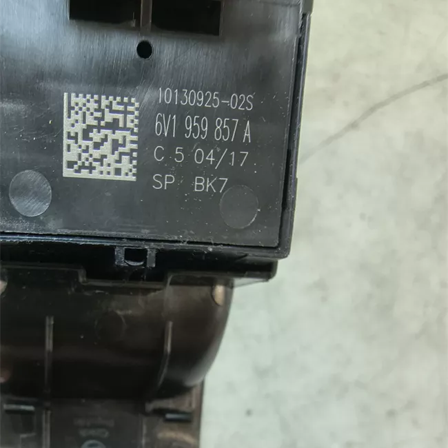 Blocco comandi alzacristalli con circuito comfort nero satinato/bianco