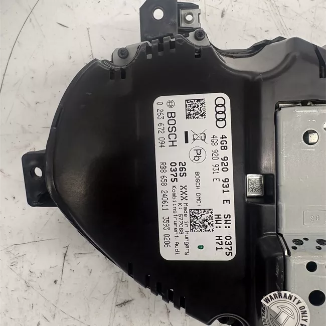 Quadro strumenti completo
