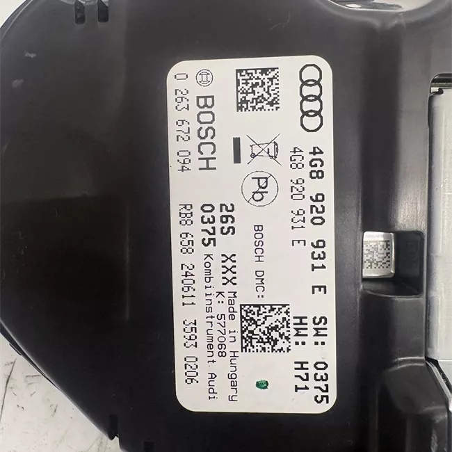 Quadro strumenti completo
