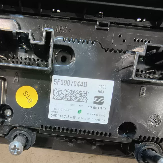Blocco comando climatizzazione con aria condizionata regolazione elettrico