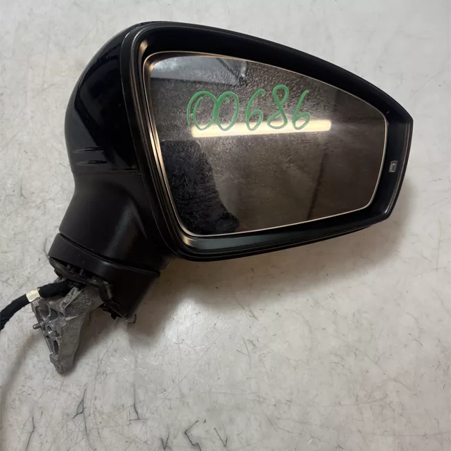 Retrovisore esterno regolazione elettrica destro ripieghevole elettrico nero satinato
