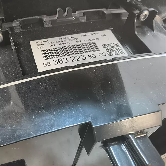 Quadro strumenti completo LCD/testo