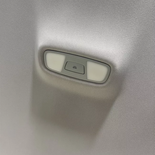 Rivestimento interno tetto con luci interne supplementare nero