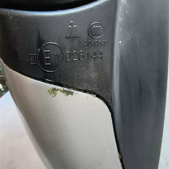 Retrovisore esterno regolazione elettrica destro con cristalli U Down argento