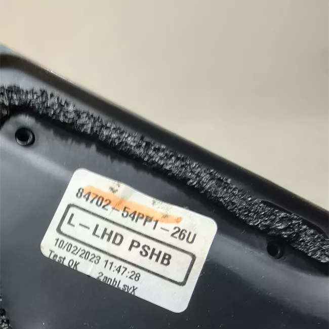 Retrovisore esterno regolazione elettrica sinistro con sensore angolo cieco bianco
