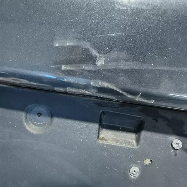 Paraurti posteriore superiore con sensori parcheggio