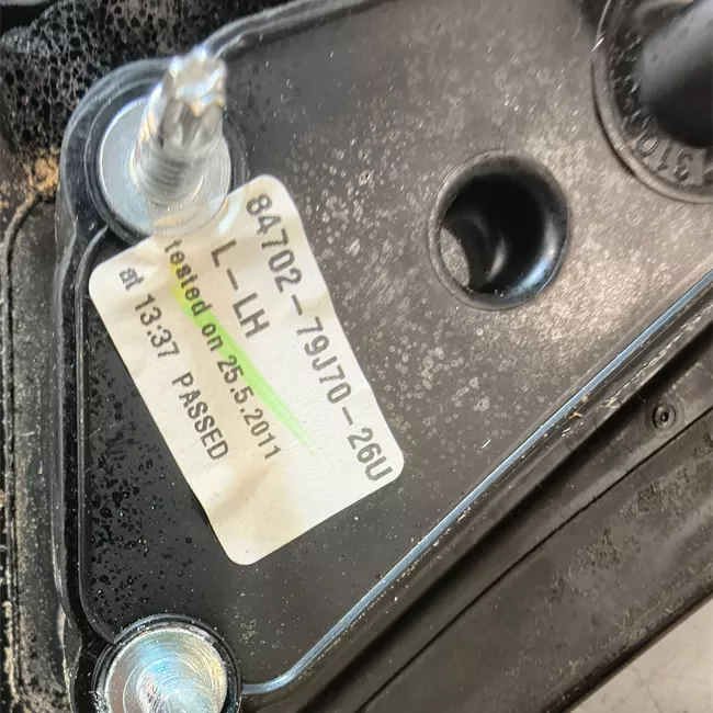 Retrovisore esterno regolazione elettrica sinistro GL, GLX bianco