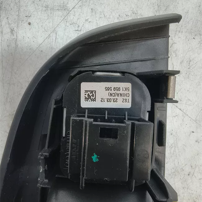 Blocco comandi alzacristalli con cristalli elettrici post nero/bianco