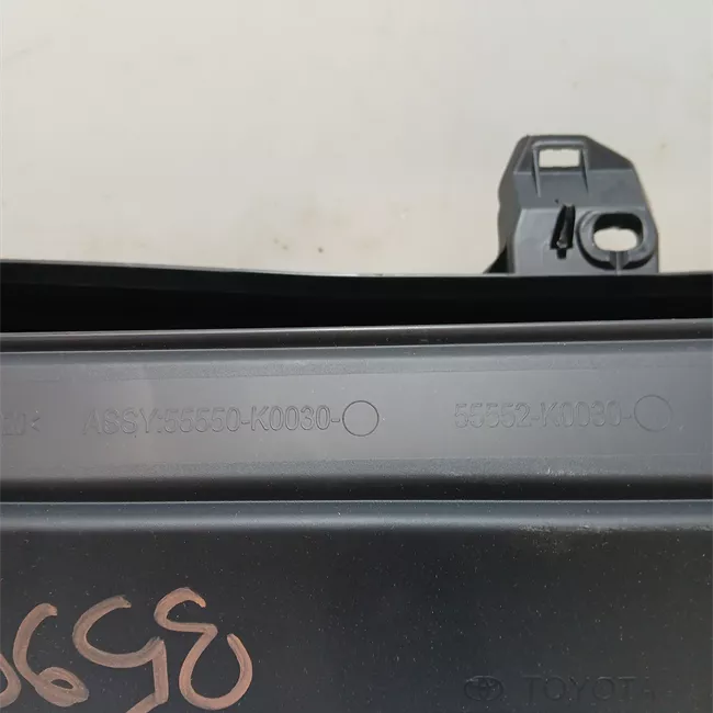 Portaoggetti cruscotto nero