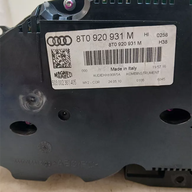 Quadro strumenti completo