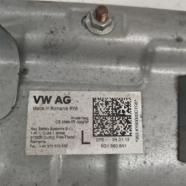 Dispositivo airbag lato passeggero