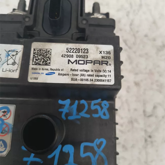 Stack batteria alta tensione