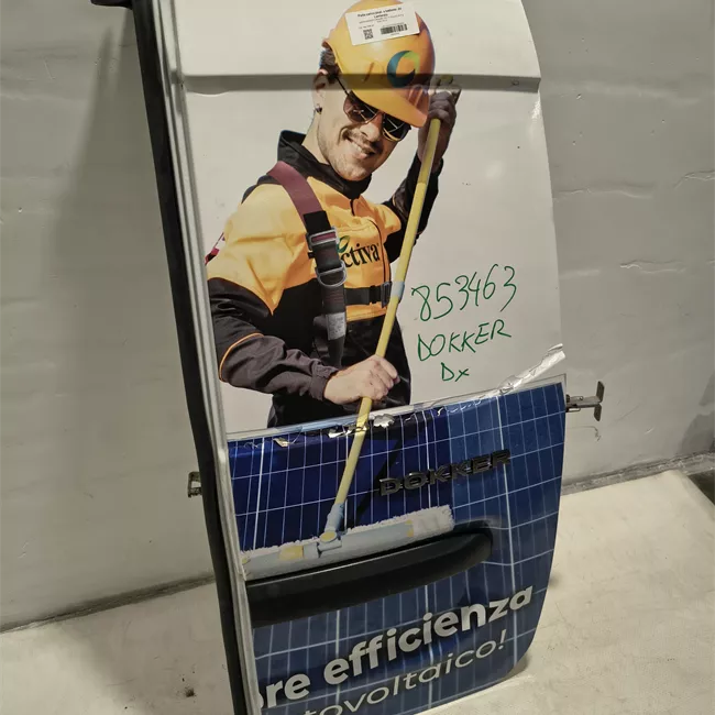 Porta carico posteriore a battente destra Vetrata