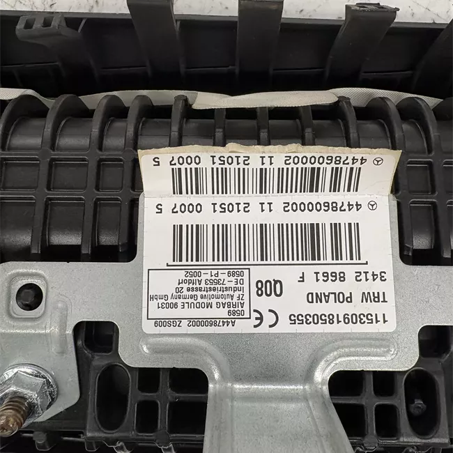 Dispositivo airbag lato passeggero nero