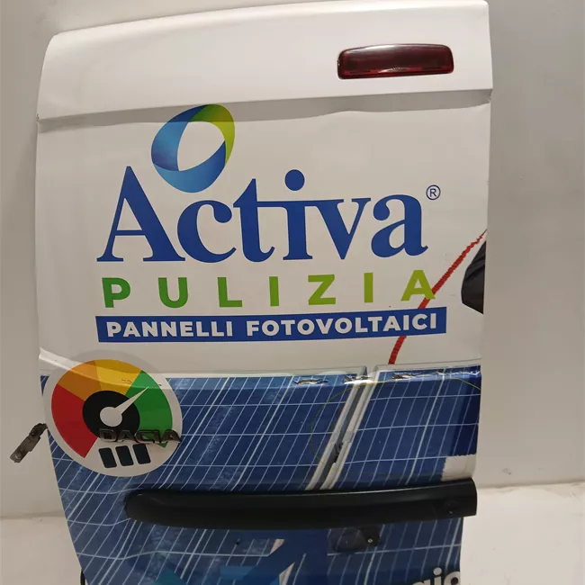Porta carico posteriore a battente sinistra Lamierata