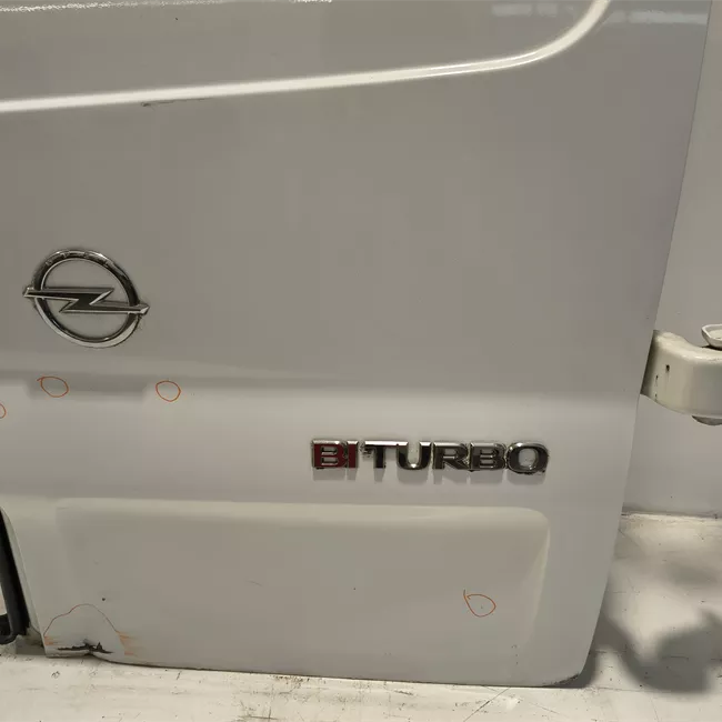 Porta carico posteriore a battente destra