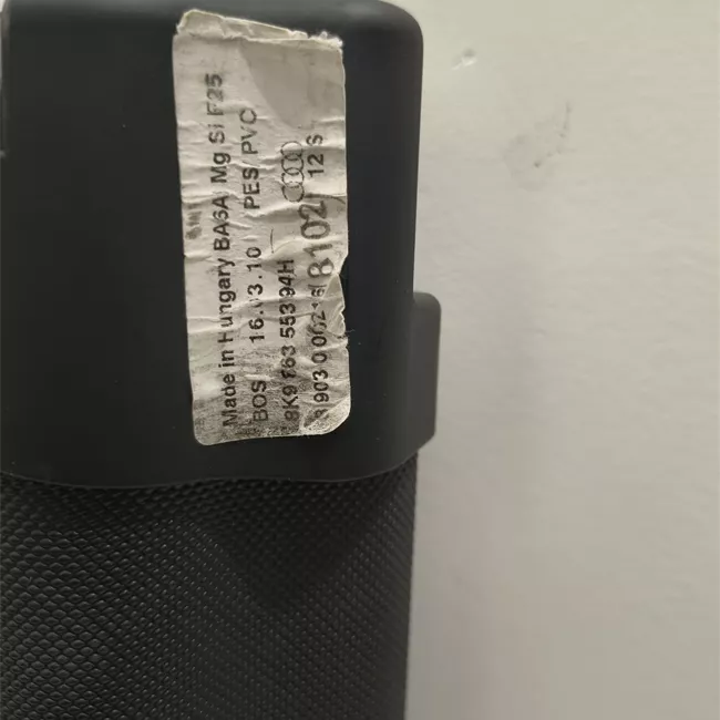 Tendalino copertura vano bagagli nero