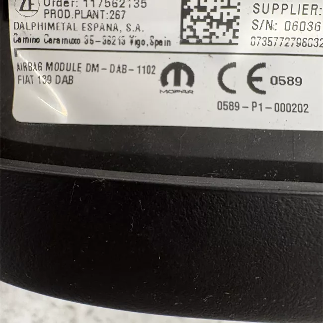 Dispositivo airbag lato guida