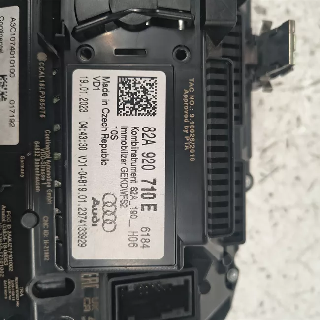Quadro strumenti completo