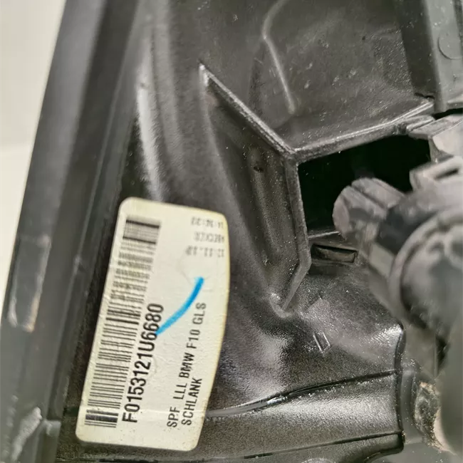 Retrovisore esterno regolazione elettrica sinistro senza pacchetto memory nero lucido